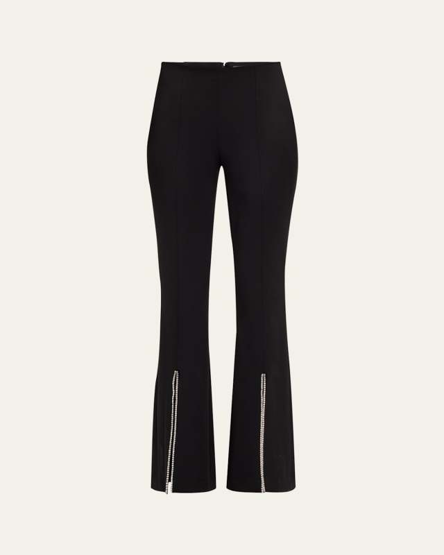 RMP Bootcut Pants with Embellished Front Slits